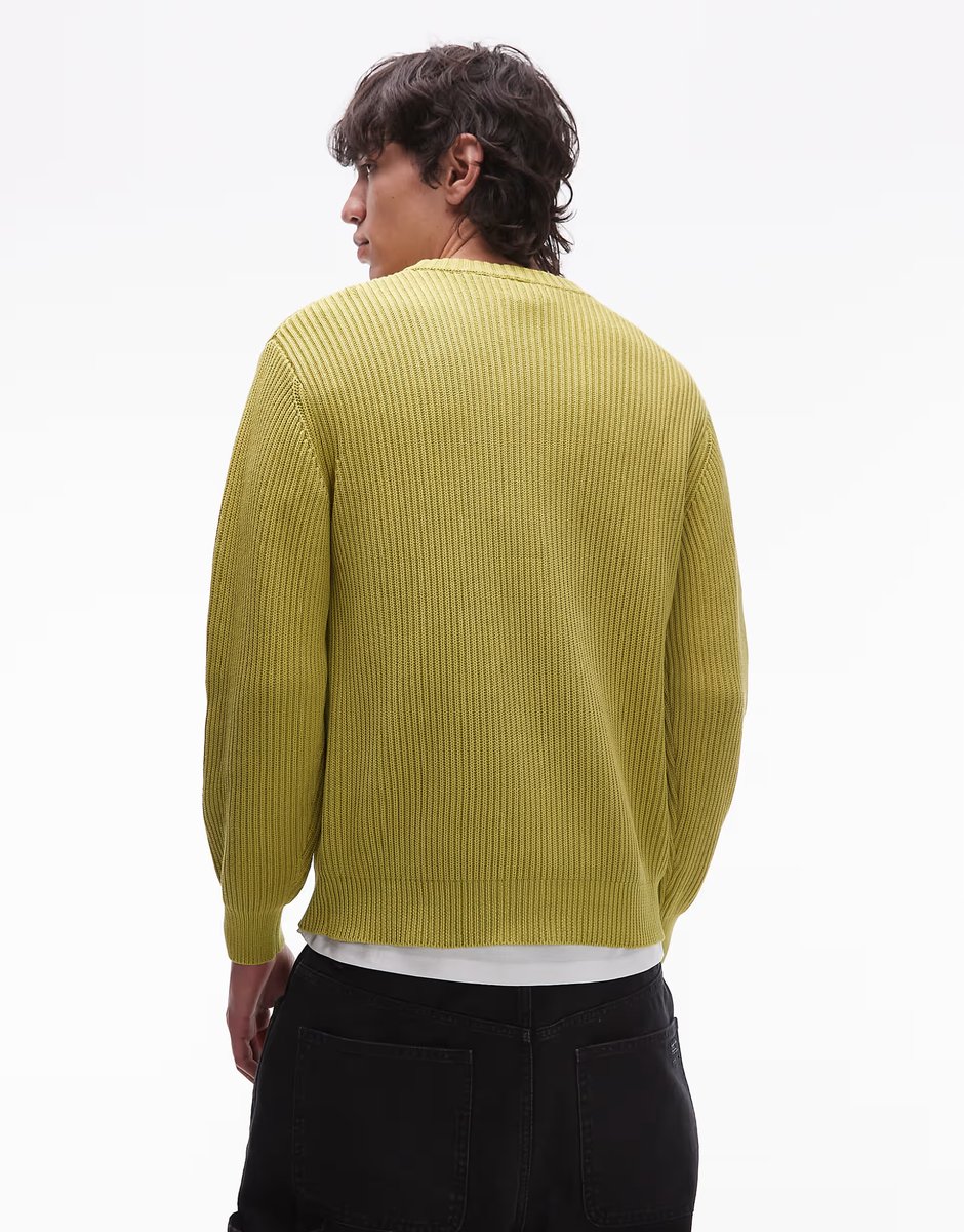 ASOS Gramicci knitted jumper in light green - 3