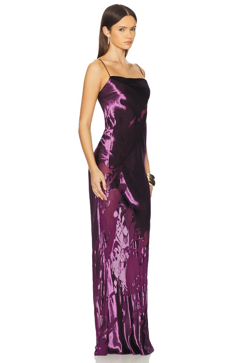 revolve Cowl Bias Gown - 2