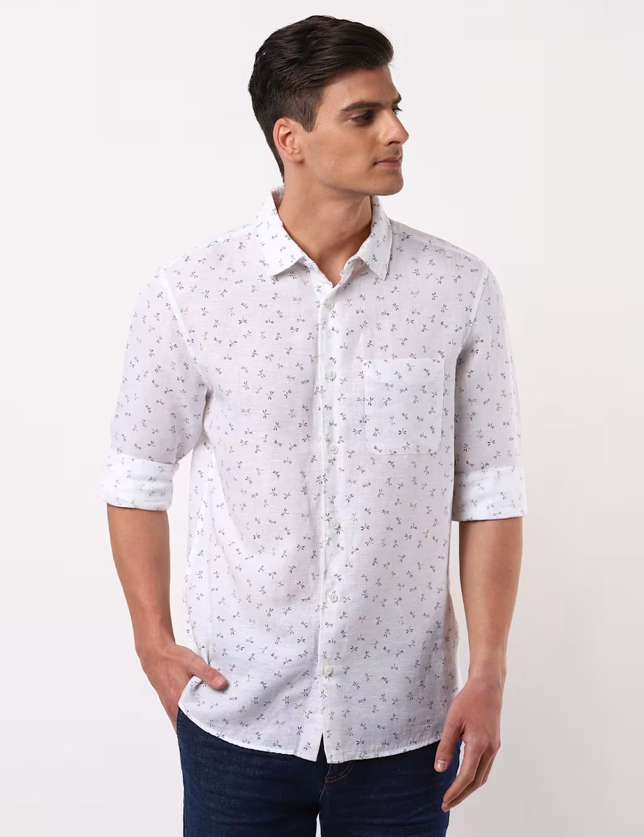 Marks & Spencer M&S LS PRINTED DRAGONFLY White Mix - 2