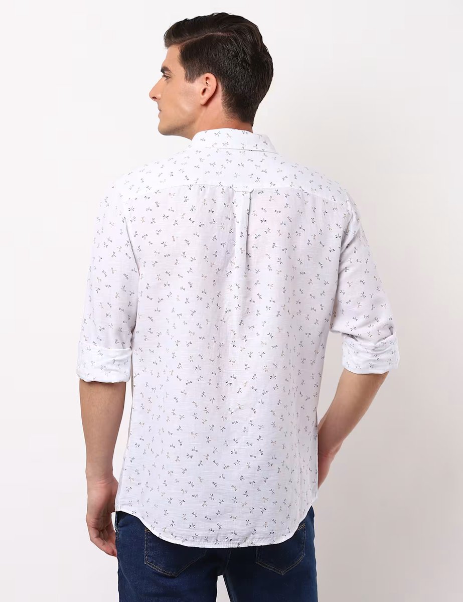 Marks & Spencer M&S LS PRINTED DRAGONFLY White Mix - 3