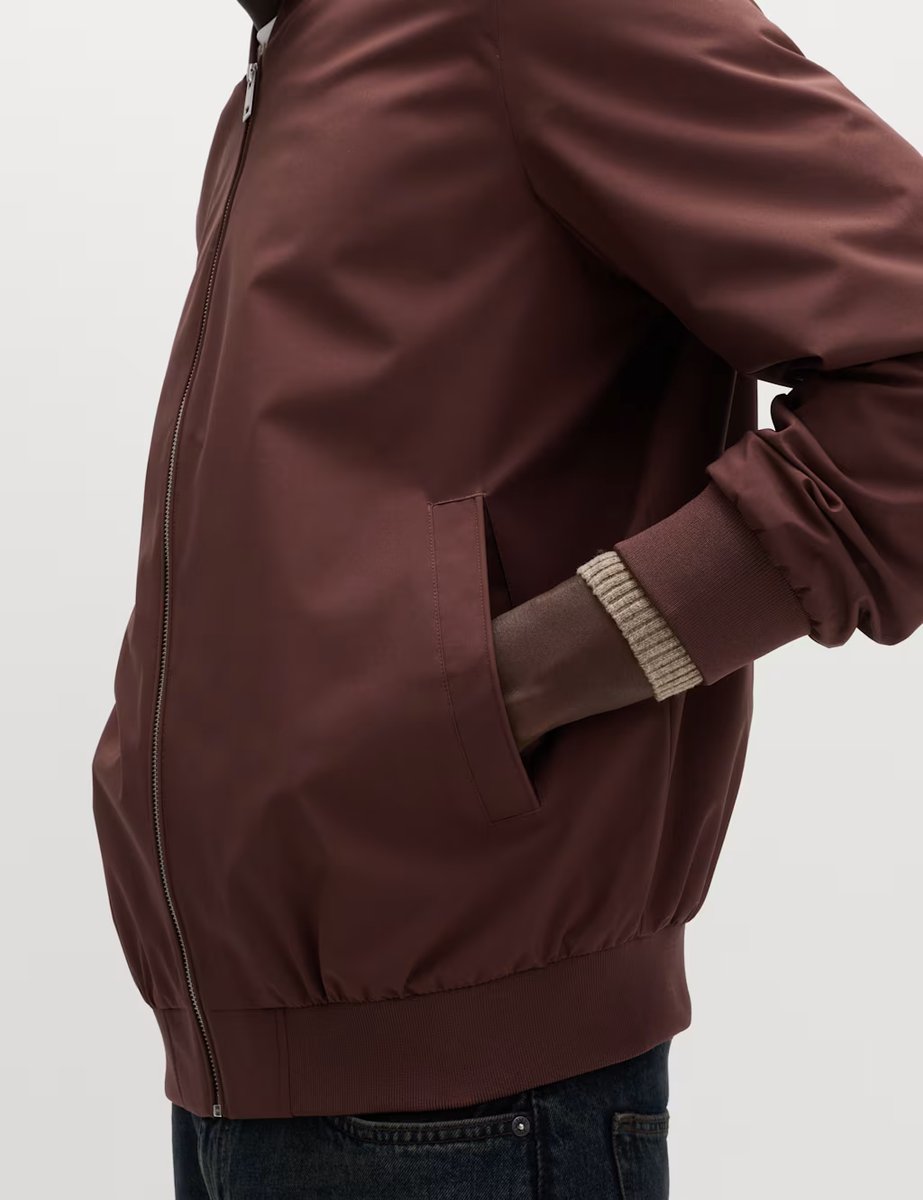 Marks & Spencer M&S Bomber Jacket with Stormwear™ Sable - 4