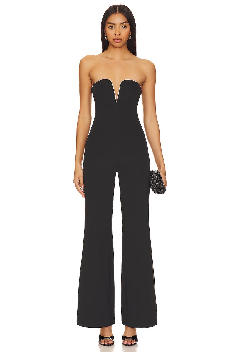 revolve Crystal Scuba Jumpsuit - 1