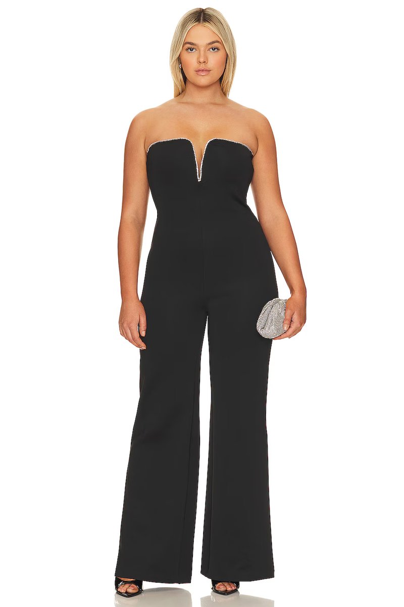 revolve Crystal Scuba Jumpsuit - 2