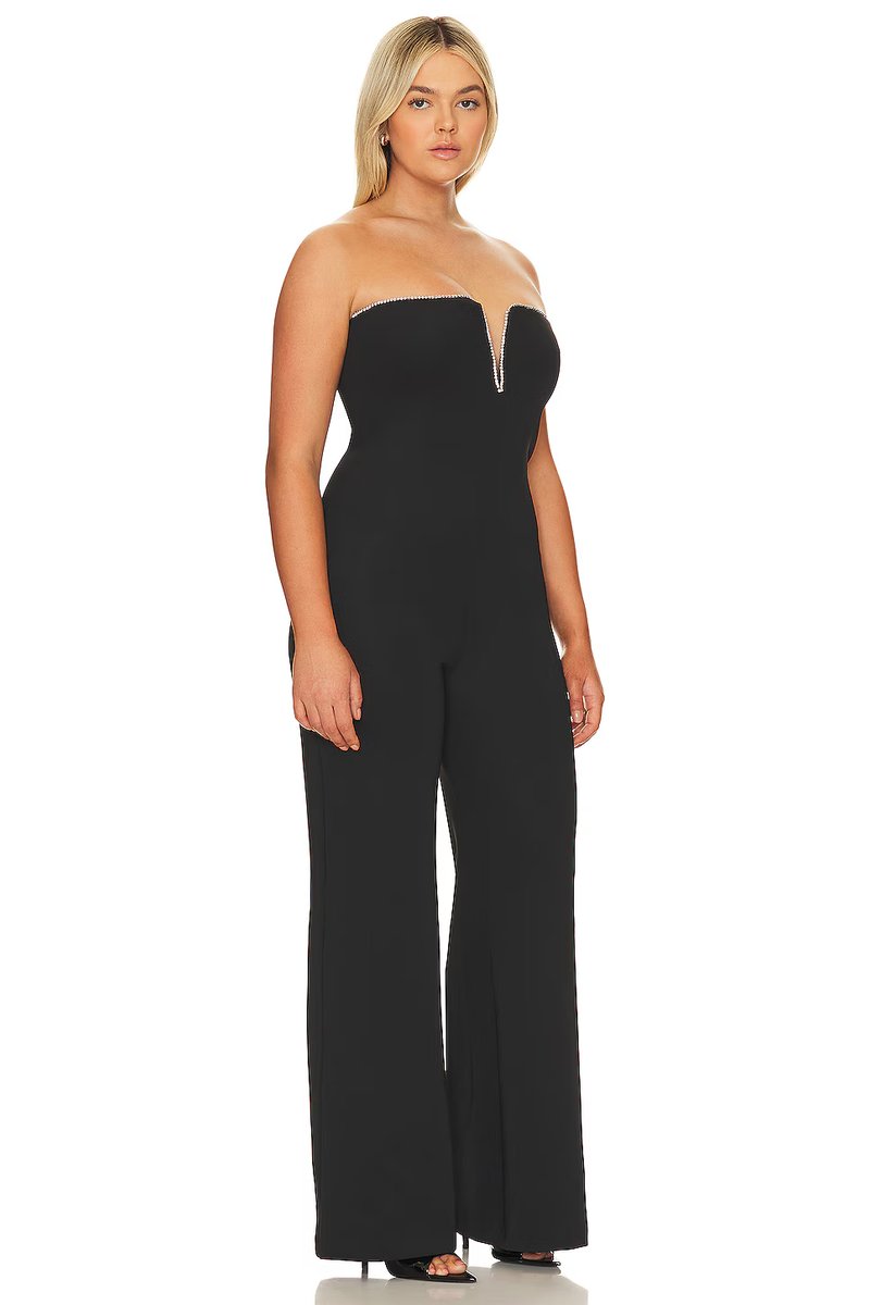 revolve Crystal Scuba Jumpsuit - 4