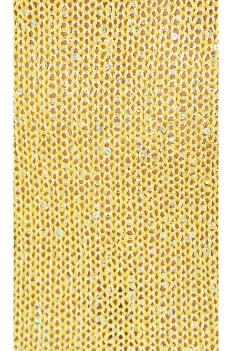 revolve Natalia Dress - Chartreuse Sequin - 4