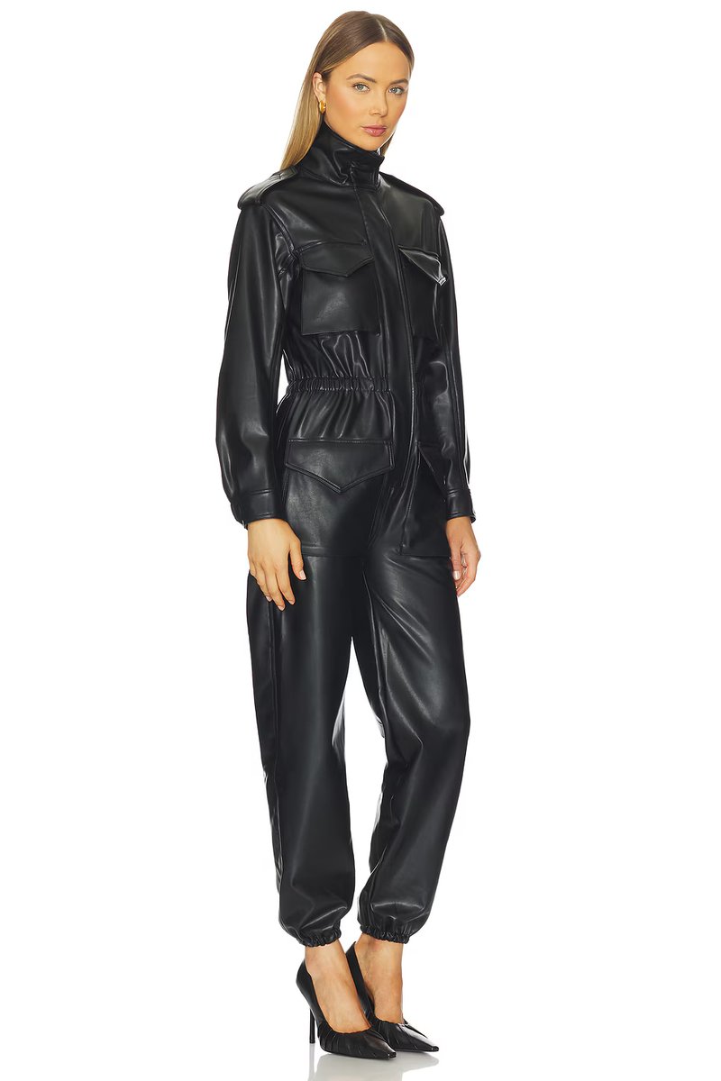 revolve Turtleneck Cargo Jumpsuit - 2