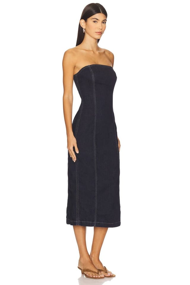 revolve Esme Strapless Midi Dress - 2