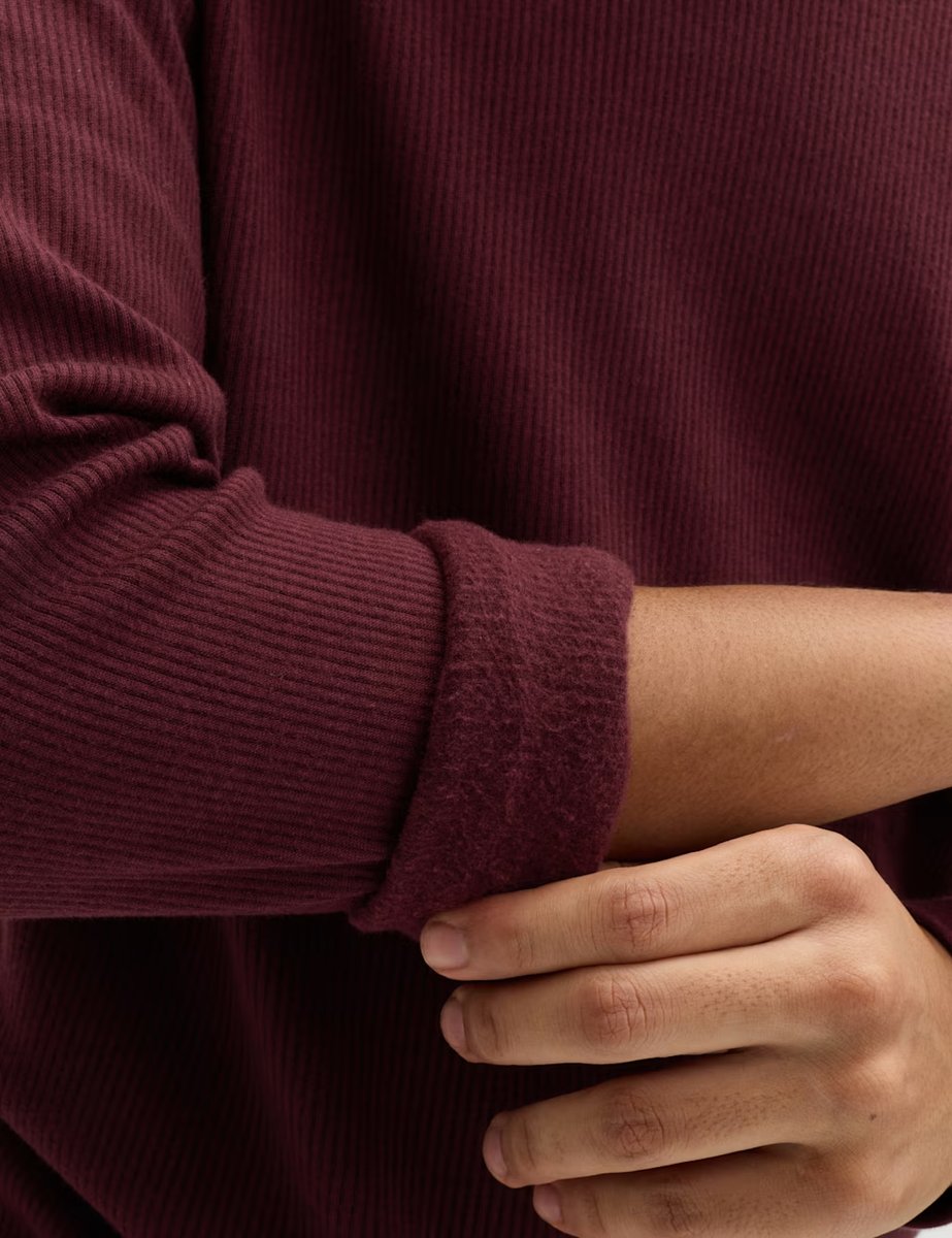 Marks & Spencer M&S Heatgen™ Medium Thermal Long Sleeve Tops Burgundy - 2