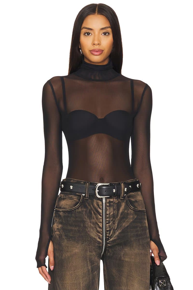revolve Twila Sheer Bodysuit