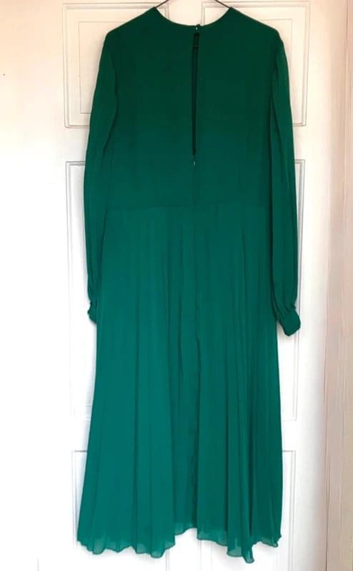 ASOS ASOS embroidered pleated dress size uk 22 - 2