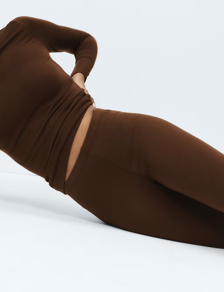 Marks & Spencer M&S Heatgen™ Medium Thermal Brushed Leggings Dark Chocolate - 2