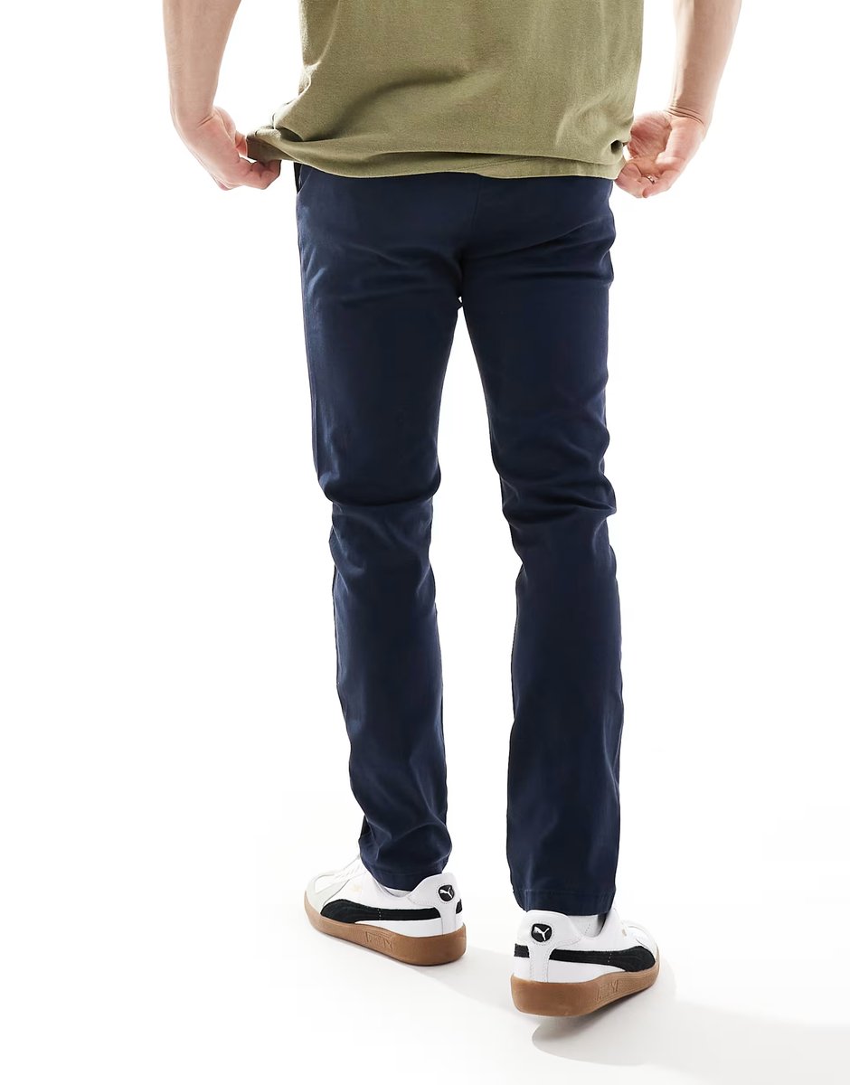 ASOS ASOS DESIGN skinny fit chinos in navy - 2