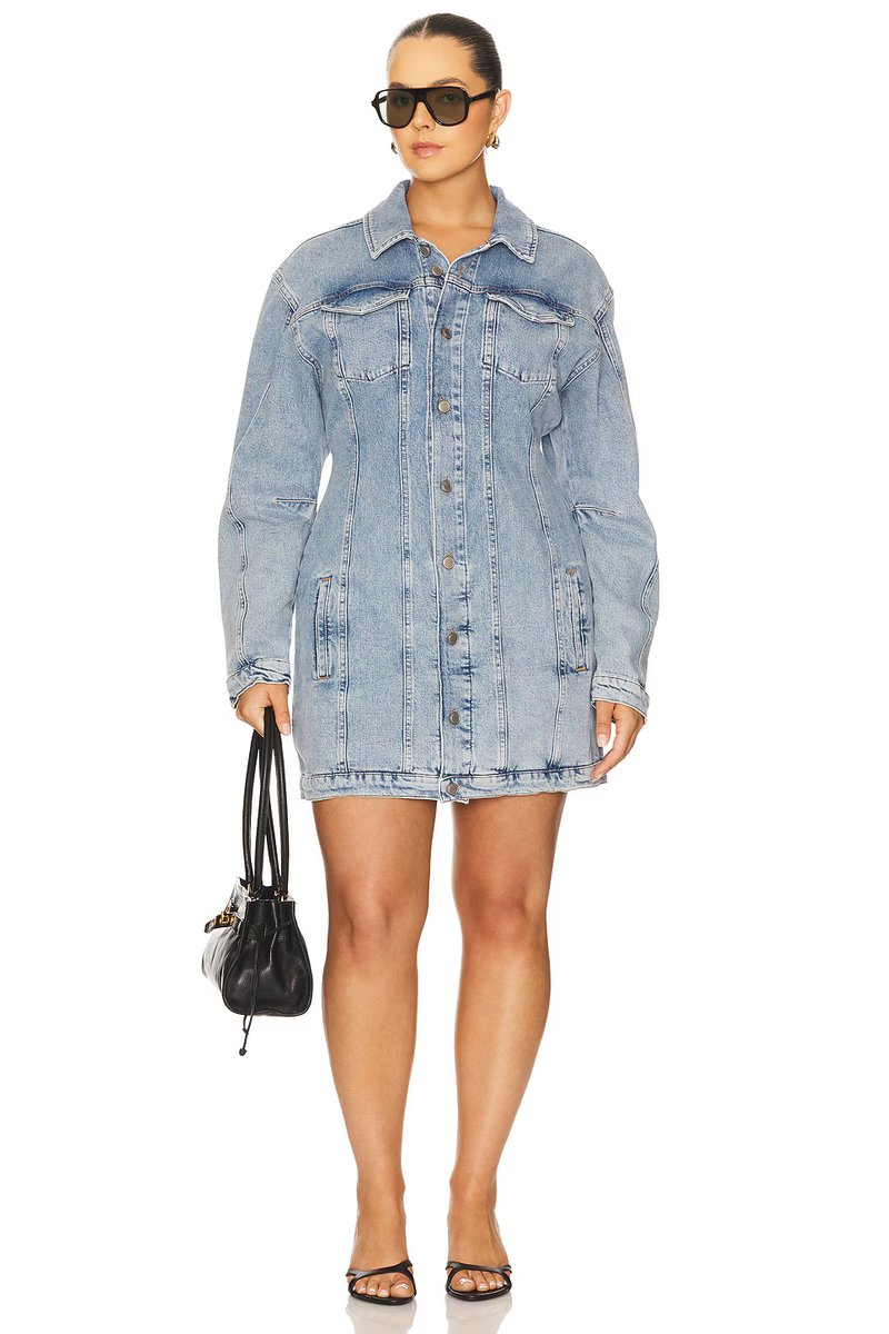 revolve Barrel Long Sleeve Mini Dress - 2