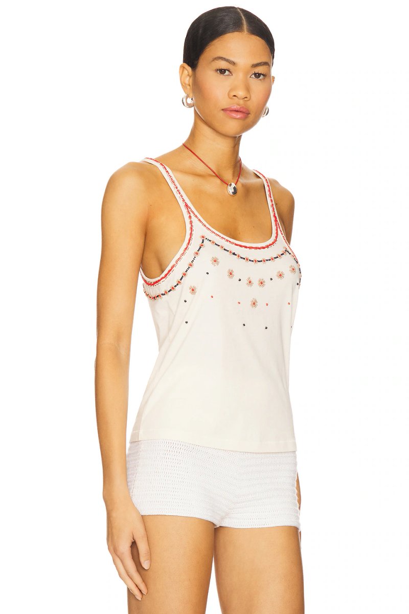revolve Beaded Slim Tank - 2