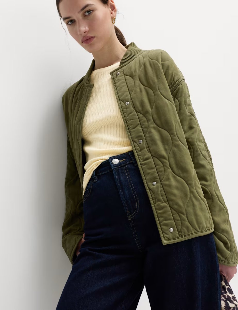 Marks & Spencer M&S Pointelle Slim Fit Knitted Top Buttermilk - 3