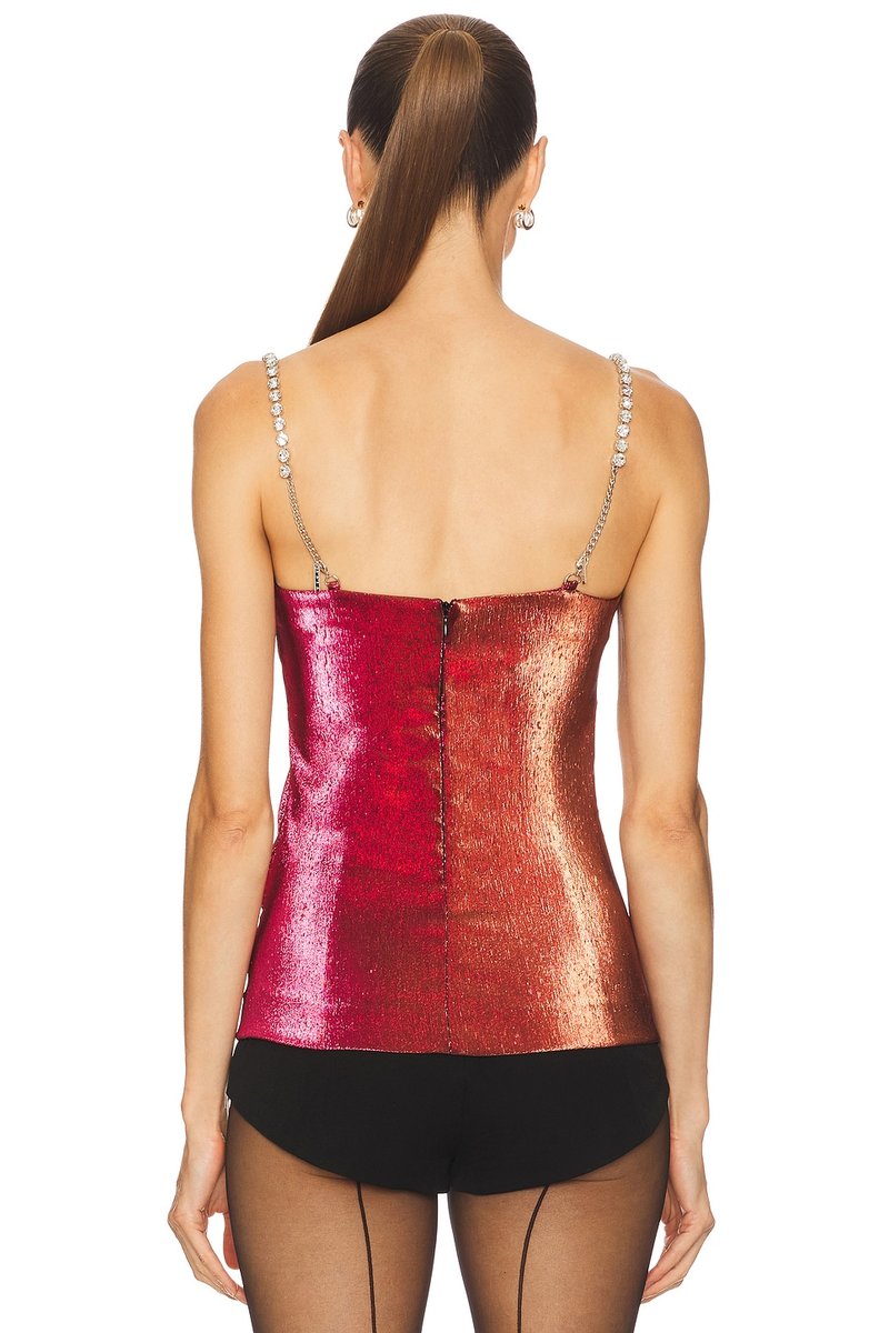 revolve Crystal Cutout Top - 3