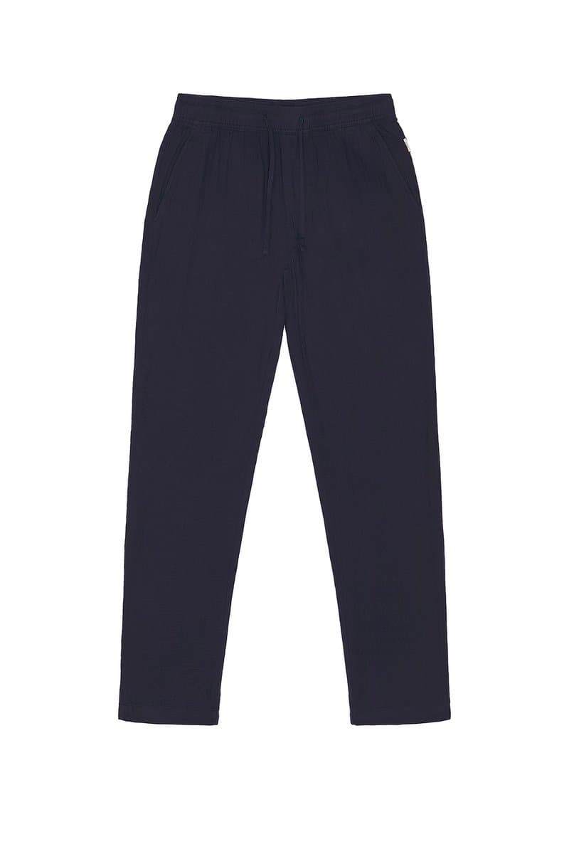 revolve Revolve Cotton Gauze Pull On Pants in Deep Navy