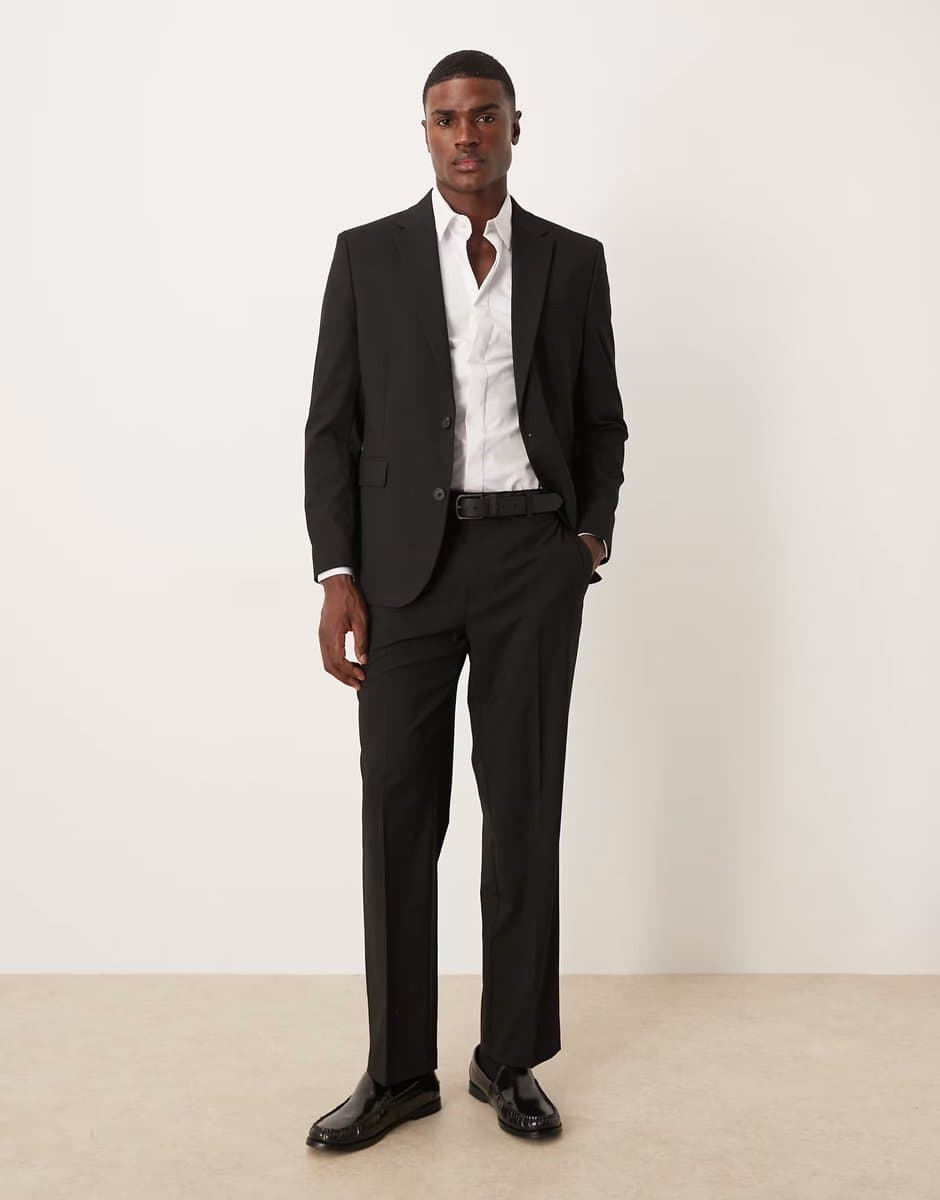 ASOS ASOS DESIGN regular suit jacket in black