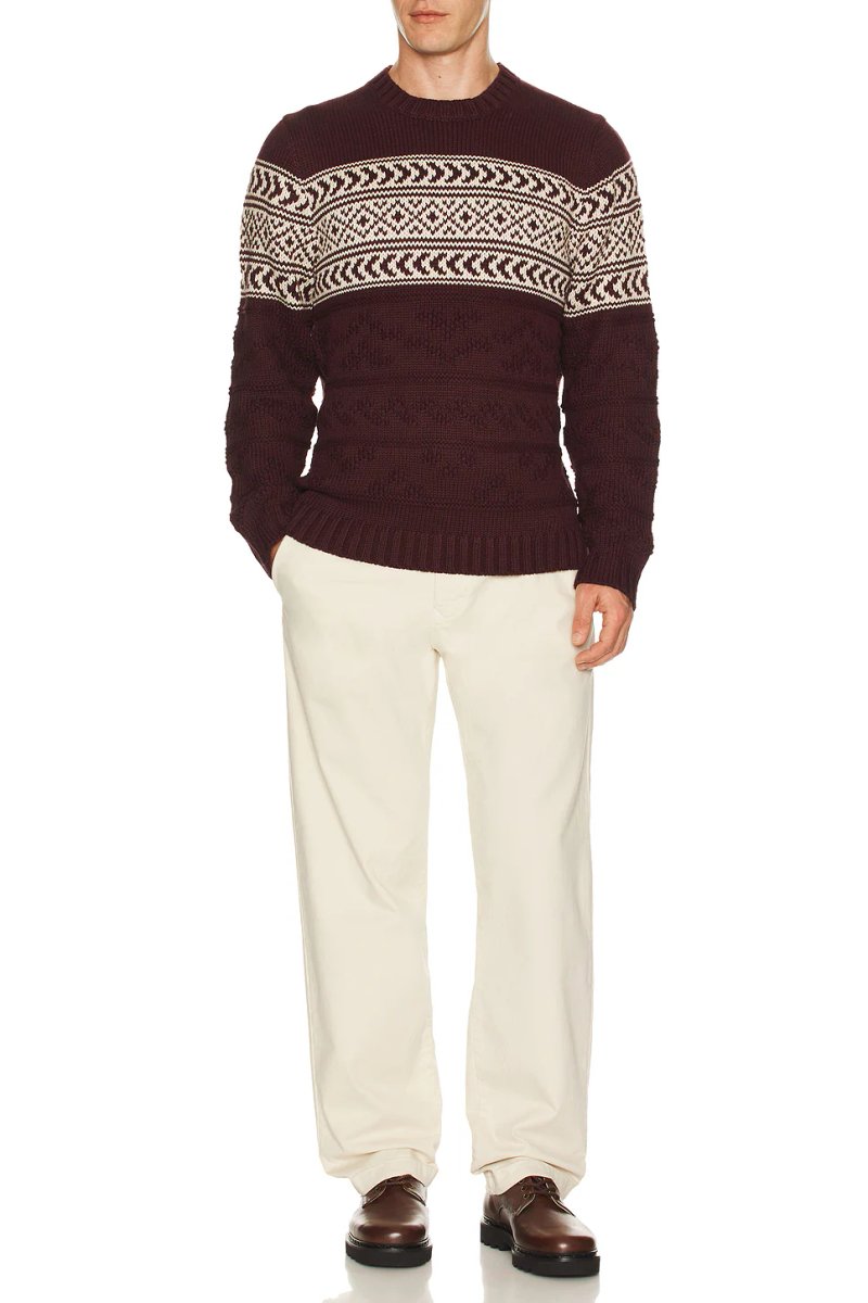 revolve Textured Fair Isle Sweater - 3