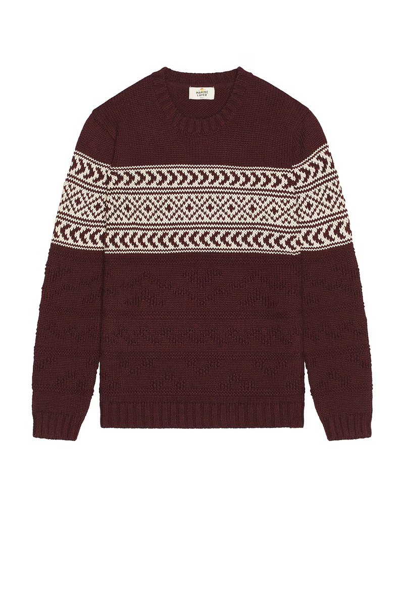 revolve Textured Fair Isle Sweater - 4