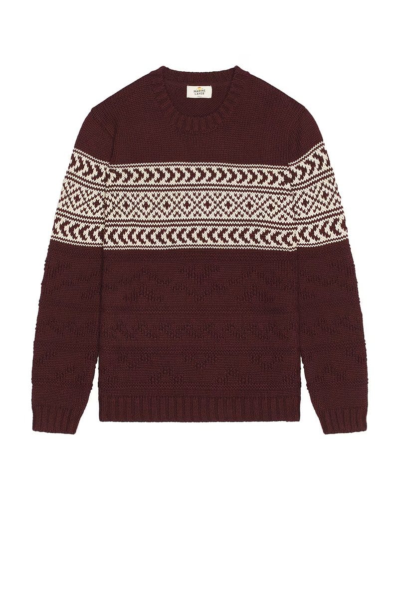 revolve Textured Fair Isle Sweater - 4