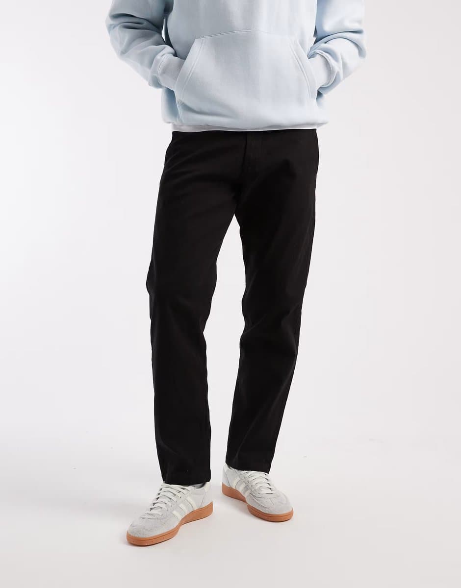 ASOS Jack & Jones Kane loose fit chino in black