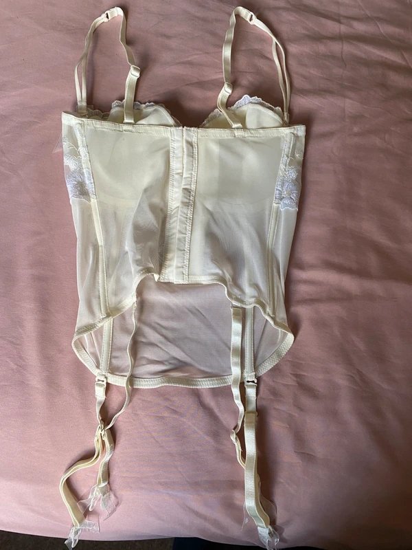 Pretty Polly Pretty Polly Fully boned corset with suspenders 32D - 3