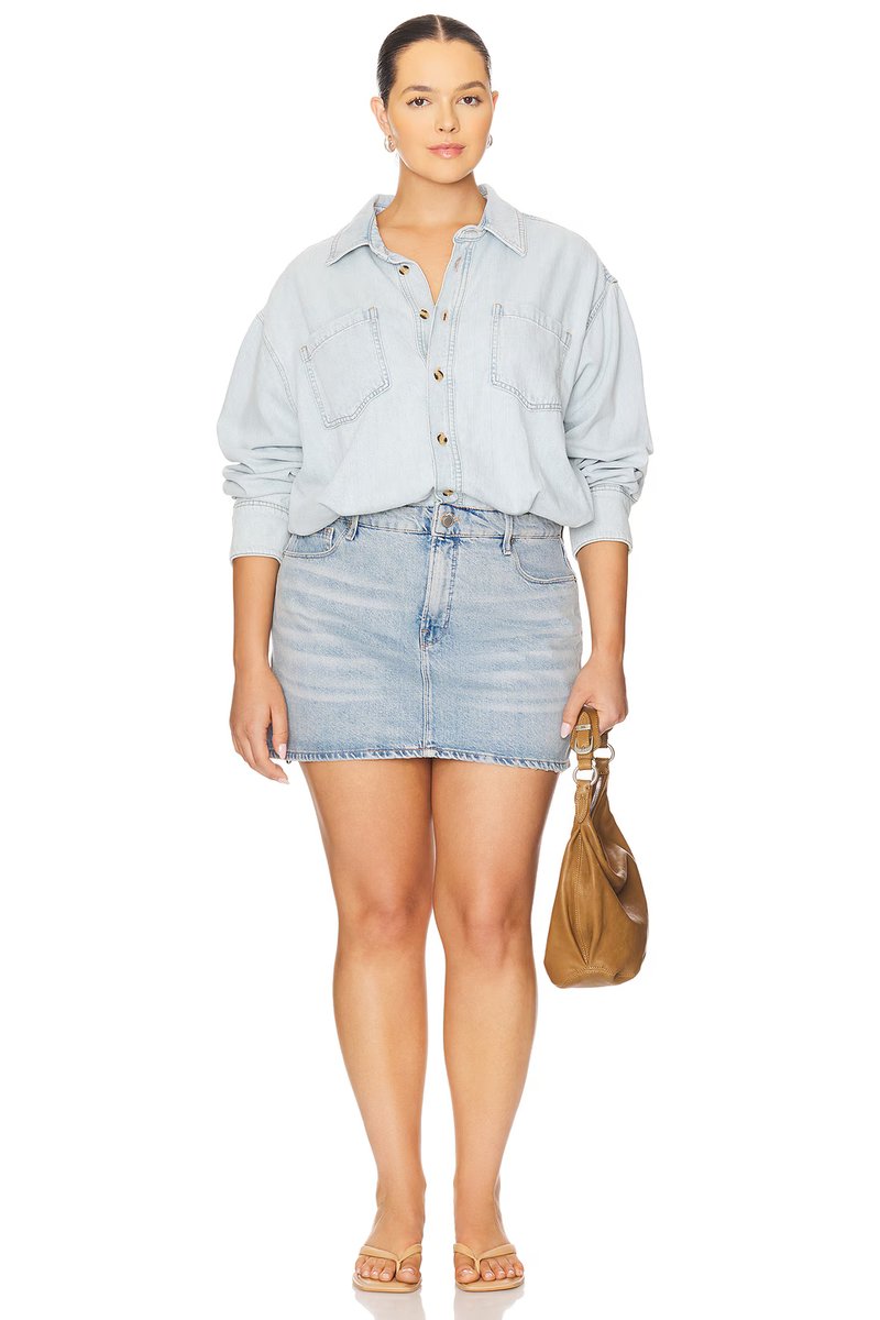 revolve Denim Shirt Dress - 2