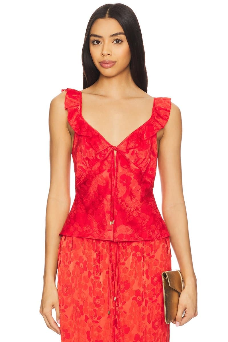 revolve Revolve Freya Cami in Scarlet Meadow