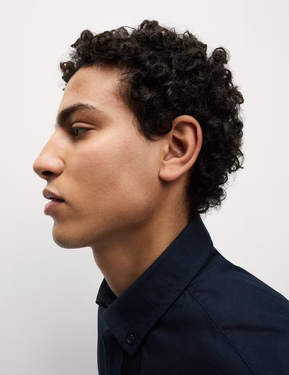 Marks & Spencer M&S Ultimate 2 Pack Short Sleeve Oxford Shirts Navy Mix - 2