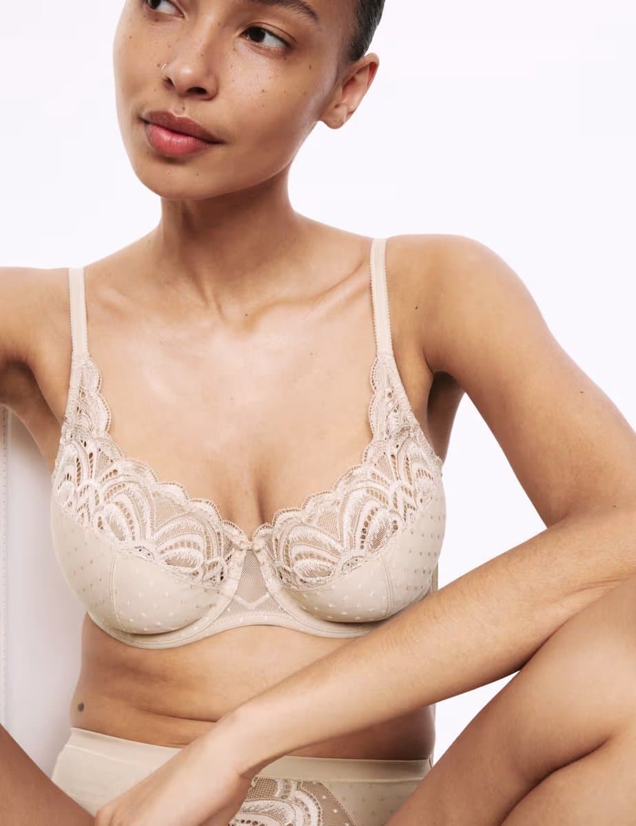 Marks & Spencer M&S Amelia Lace Wired Full Cup Bra (A-E) Opaline