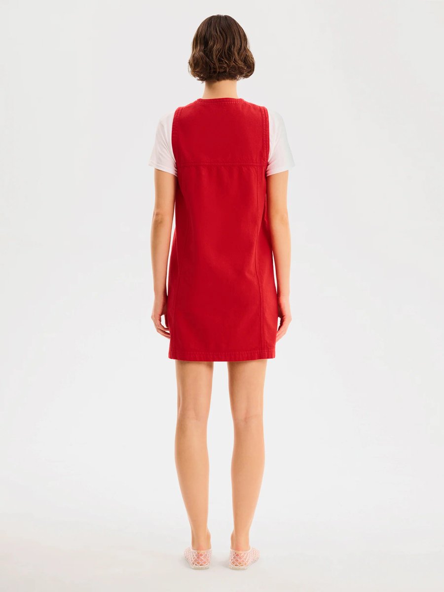 OMNES Talula Dress in Red - 4