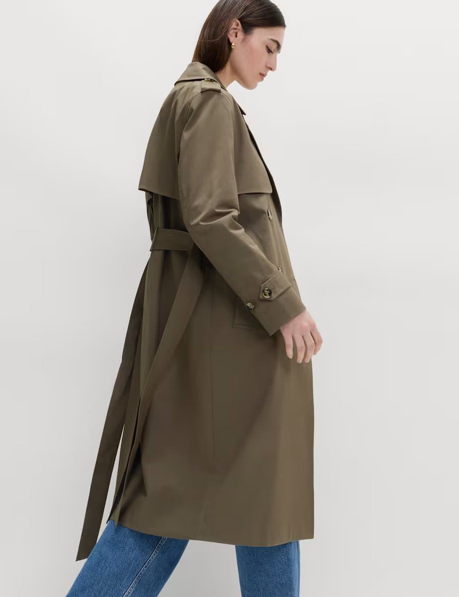 Marks & Spencer M&S Classic Trench Coat Dark Khaki