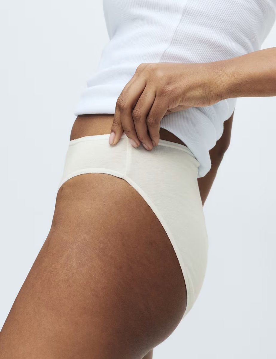 Marks & Spencer M&S 7 Pack Pure Cotton High Leg Knickers Cream Mix - 2