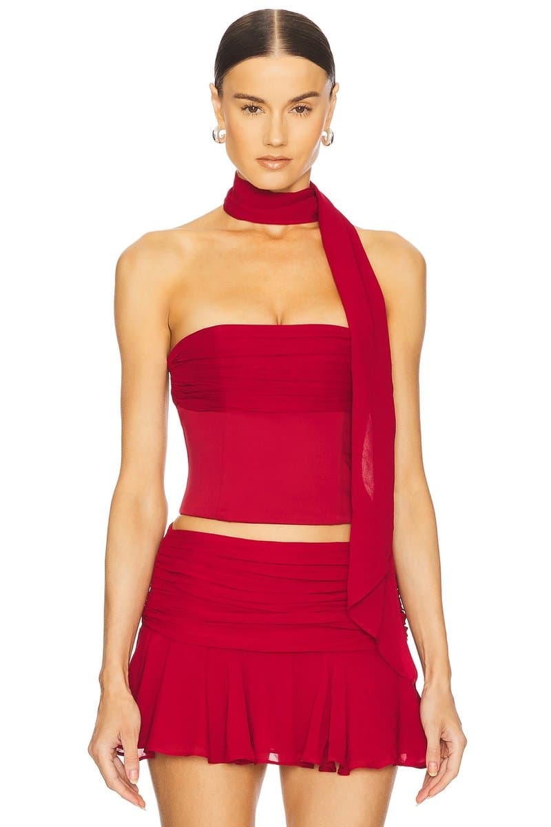 revolve Revolve Monica Corset Red