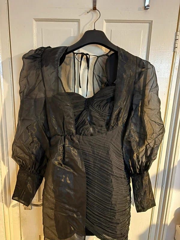 ASOS Asos Luxe Corsetted Chiffon Dress