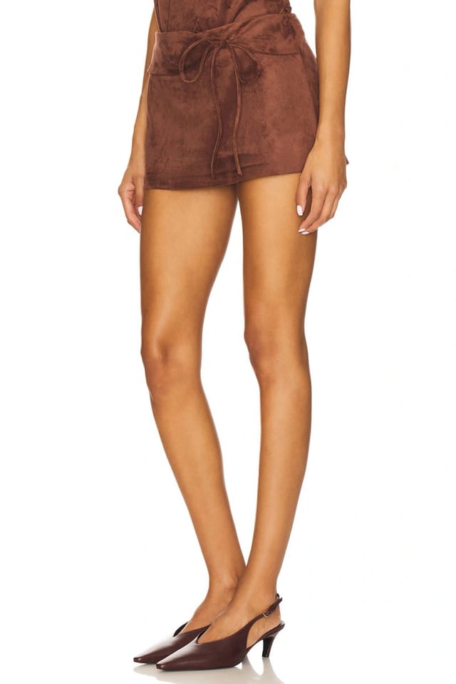 revolve x REVOLVE Mila Suede Skort - 3