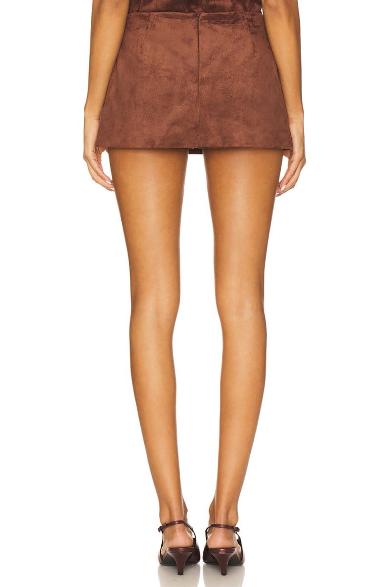 revolve x REVOLVE Mila Suede Skort - 4