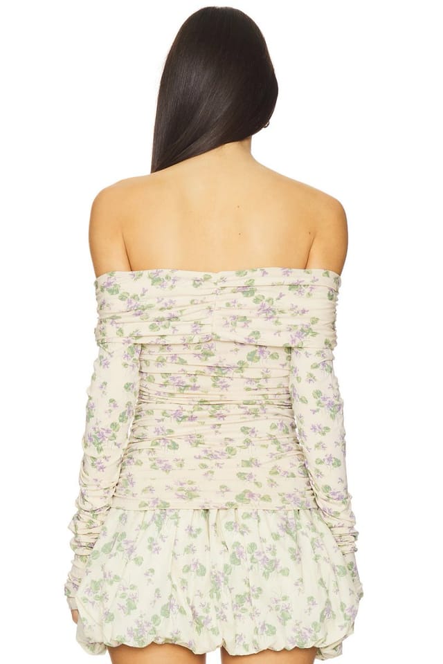 revolve Off Shoulder Wrap Top - 3