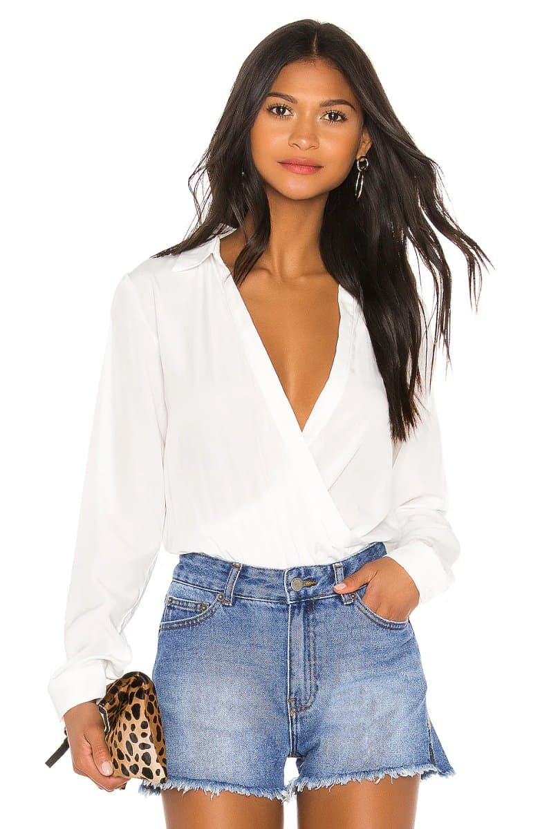 revolve Presely Surplice Bodysuit