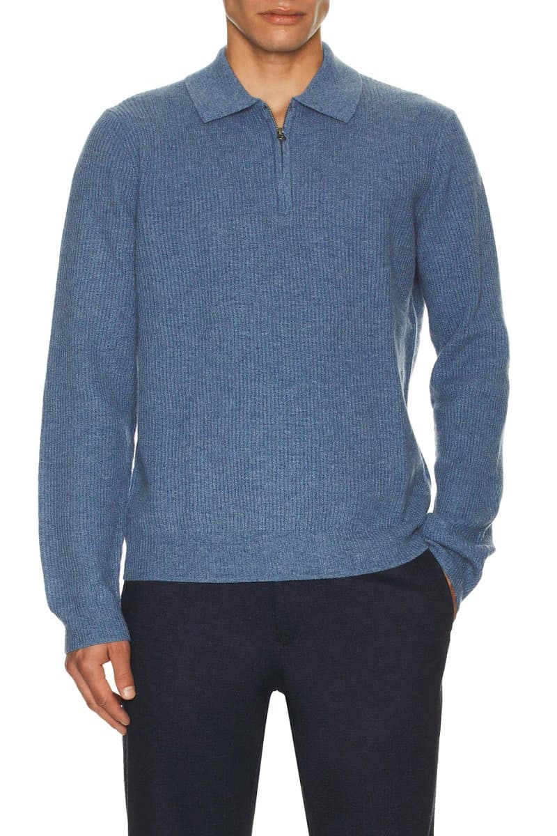 revolve Monty Quarter Zip Polo