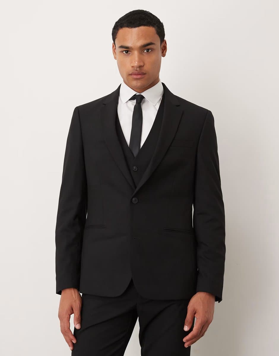 ASOS ASOS DESIGN new skinny suit jacket in black