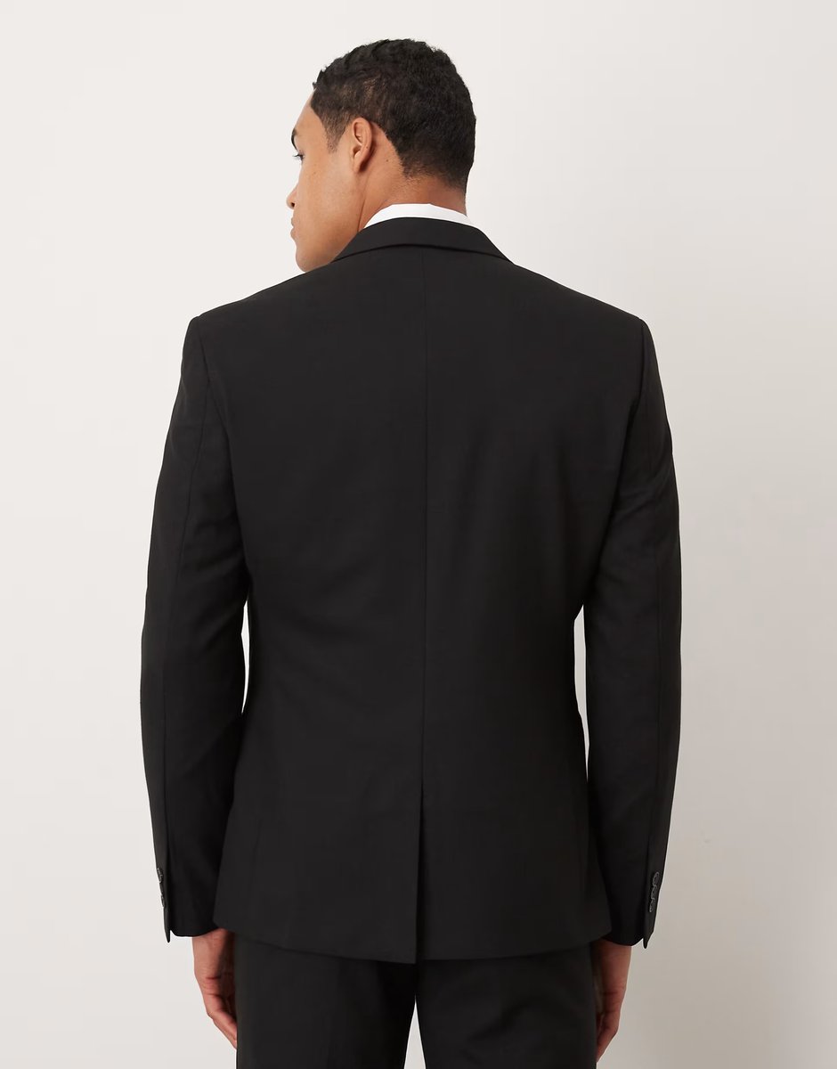 ASOS ASOS DESIGN new skinny suit jacket in black - 3