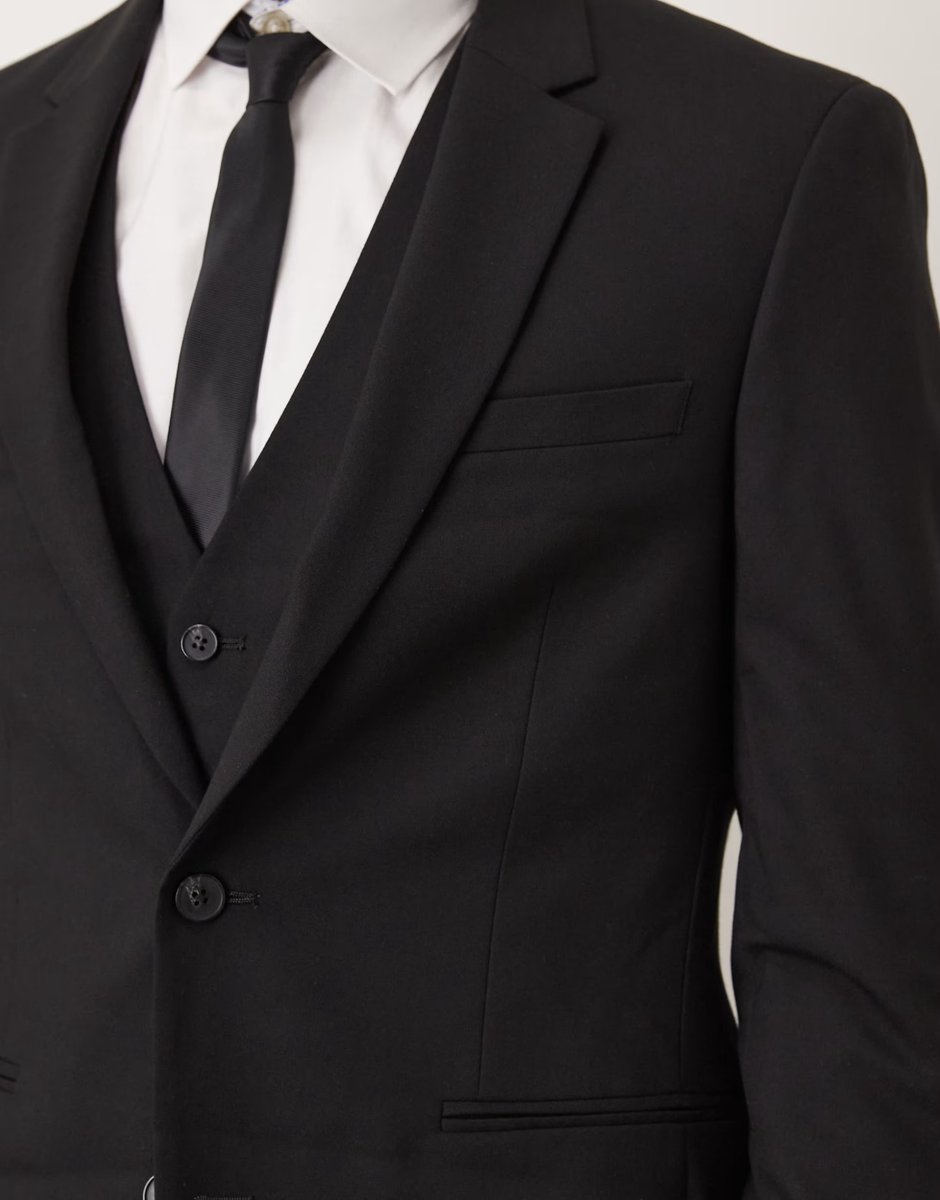 ASOS ASOS DESIGN new skinny suit jacket in black - 4