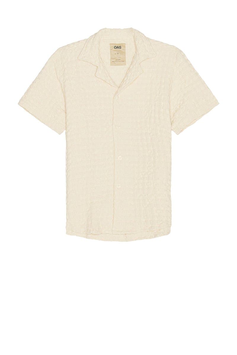 revolve Ecru Cuba Waffle Shirt