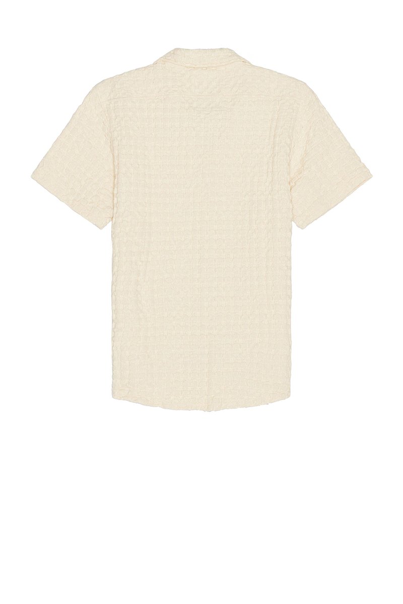 revolve Ecru Cuba Waffle Shirt - 2