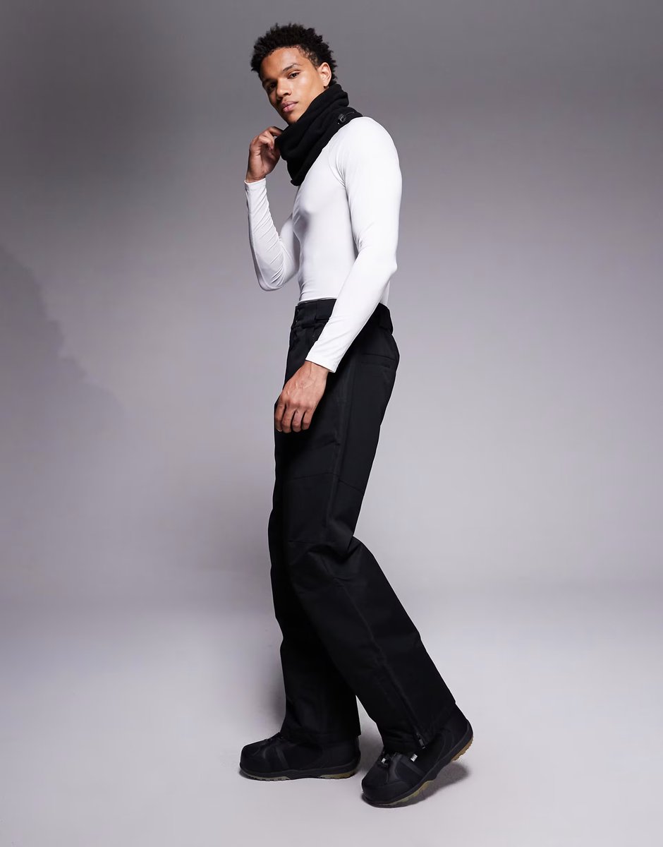 ASOS Threadbare ski trousers in black - 2