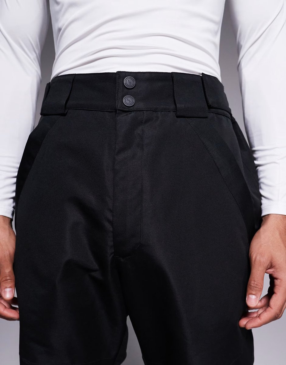 ASOS Threadbare ski trousers in black - 4