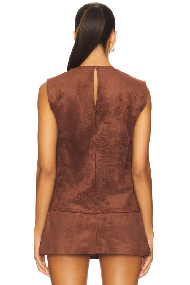 revolve x REVOLVE Freya Suede Top - 3