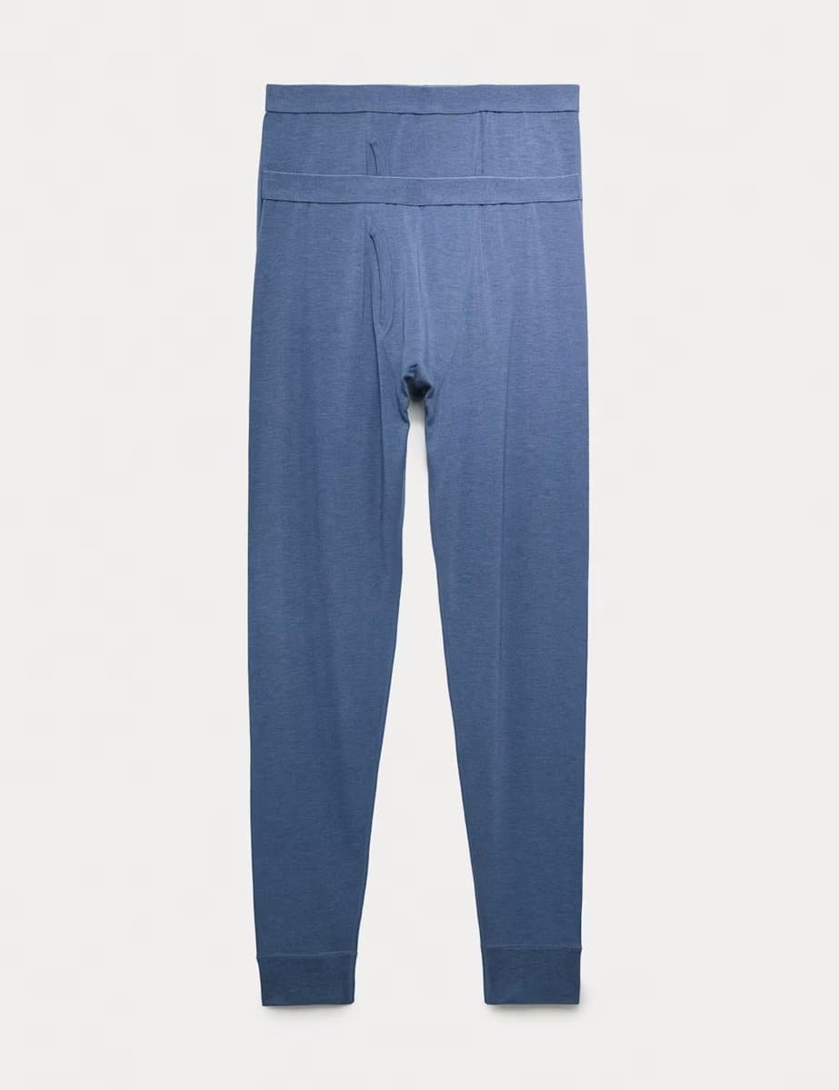 Marks & Spencer M&S 2 Pack Heatgen™ Light Thermal Long Johns Denim